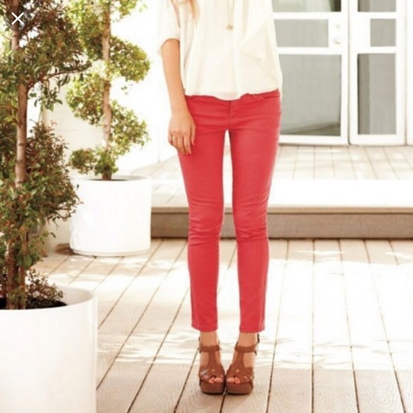 PAIGE Denim - PAIGE Coral Skyline Ankle Peg Jeans